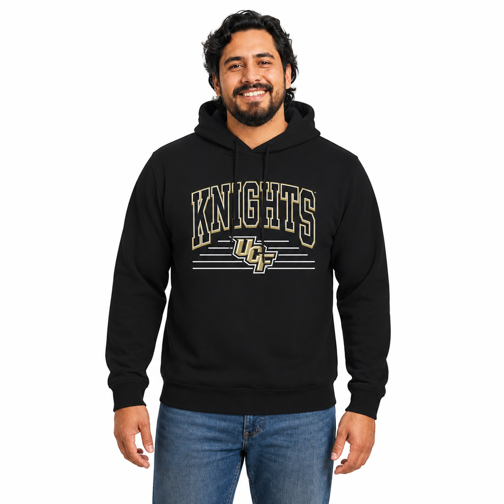Central Florida Knights UCF Knights Overtime Classics Fleece Hoodie Sweatshirt - Black