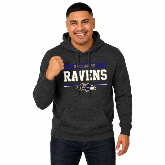 Baltimore Ravens Charcoal Gameday Hoodie - Charcoal