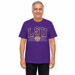 LSU Tigers  NCAA Overtime Classics Unisex T-Shirt - Purple