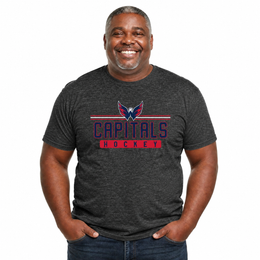 Washington Capitals T-Shirt NHL Heather Charcoal - Charcoal