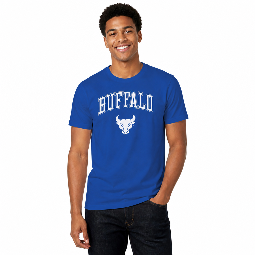 Buffalo Bulls NCAA Adult Gameday Cotton T-Shirt - Royal