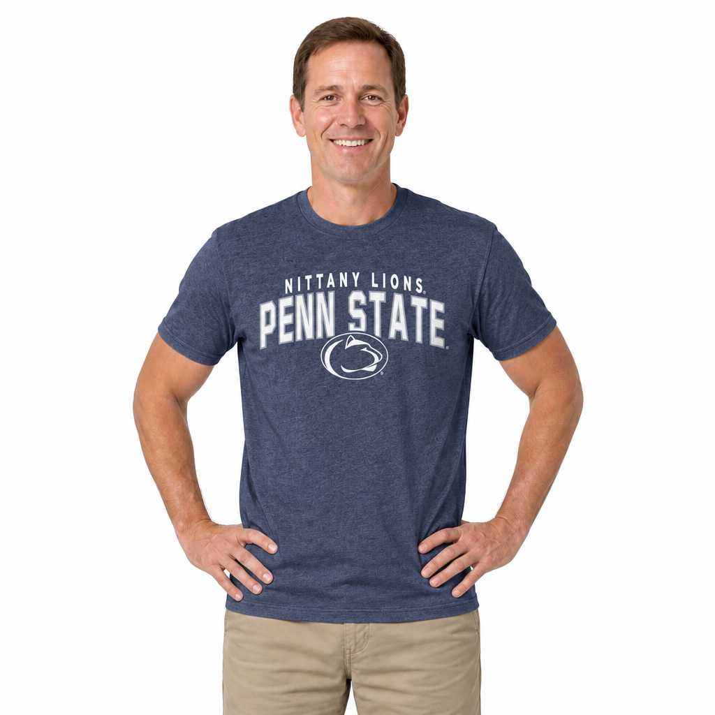 Penn State Nittany Lions T-Shirt Heathered for Men and Women - Navy Heather