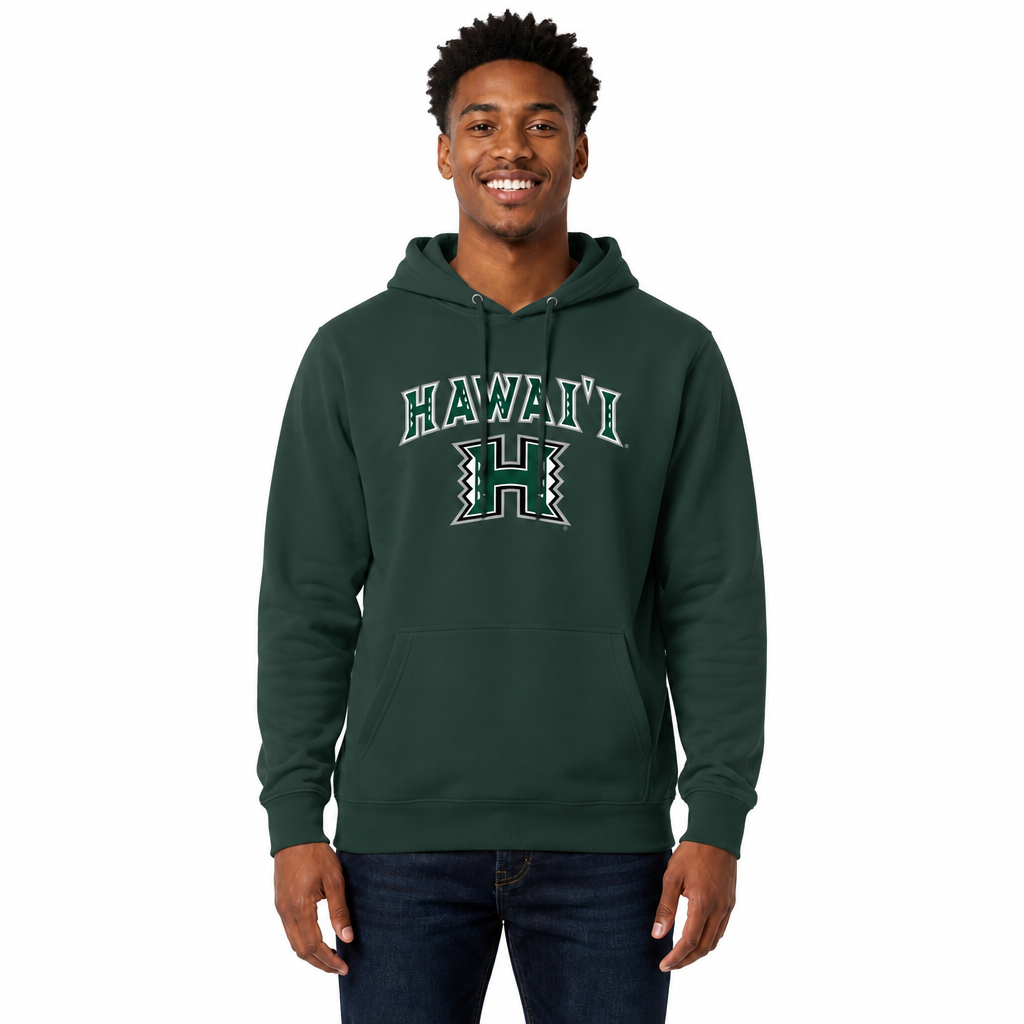 HAW Arch & Logo Gameday Hoodie - Green