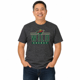 Minnesota Wild T-Shirt NHL Heather Charcoal - Charcoal