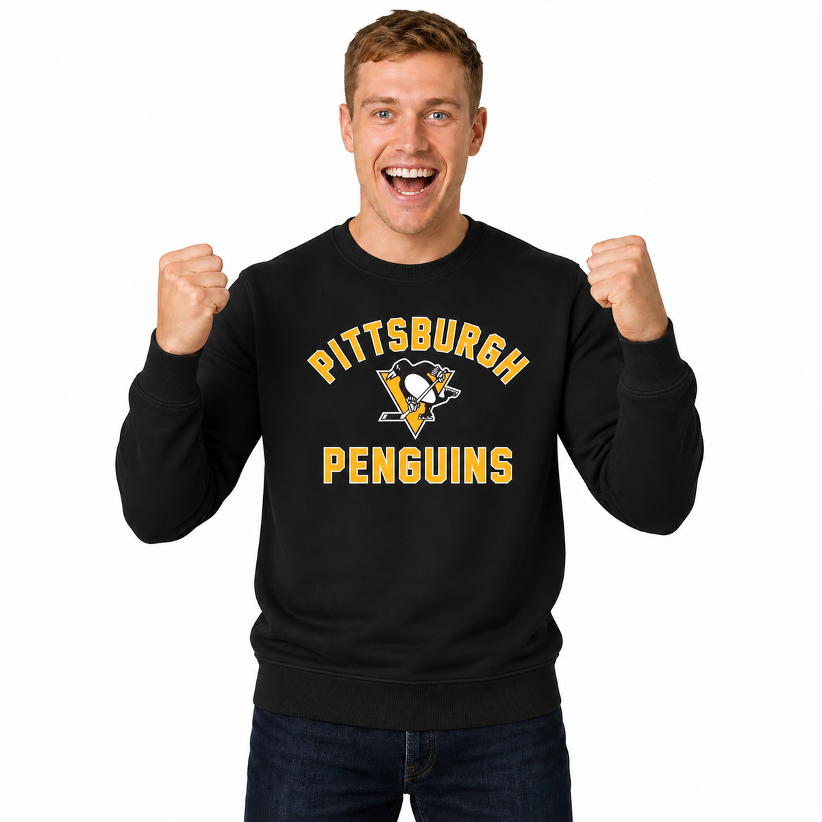 NFL Gameday Crewneck Sweatshirt, Cotton Fleece Pullover Men Women