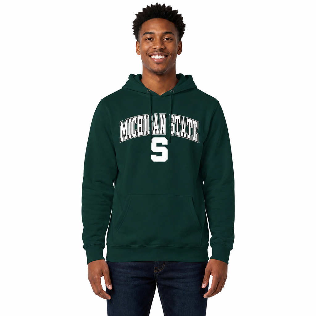 MIST Arch & Logo Gameday Hoodie - Green