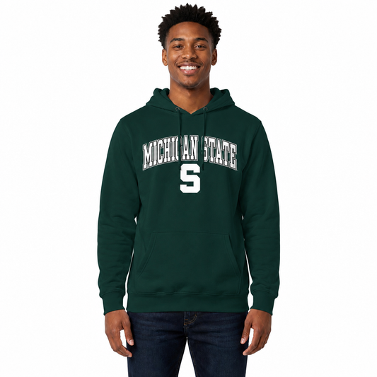 MIST Arch & Logo Gameday Hoodie - Green