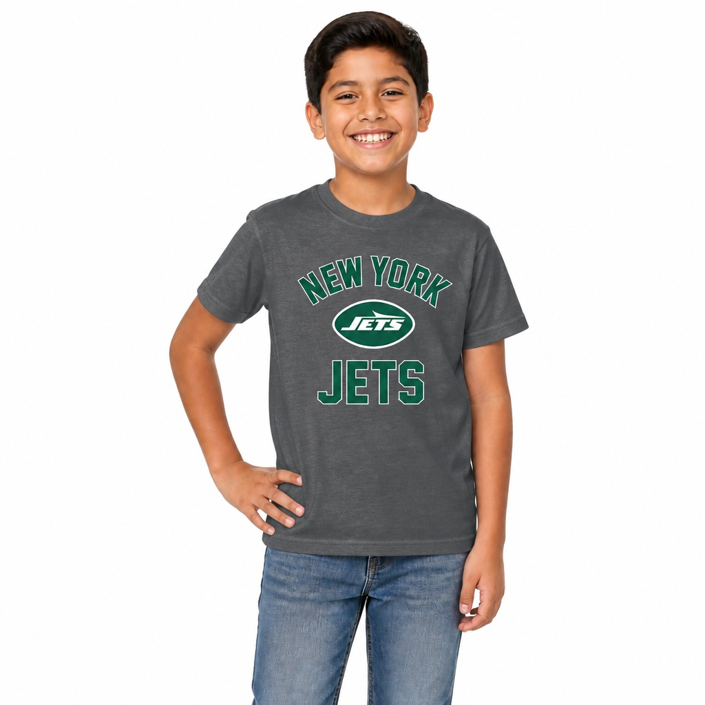 New York Jets Youth NFL Football T-Shirt - Forest Green