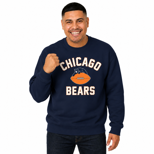Chicago Bears Gameday Crewneck Sweatshirt - Navy