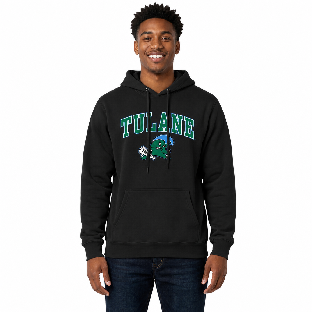 TUL Arch & Logo Gameday Hoodie - Black