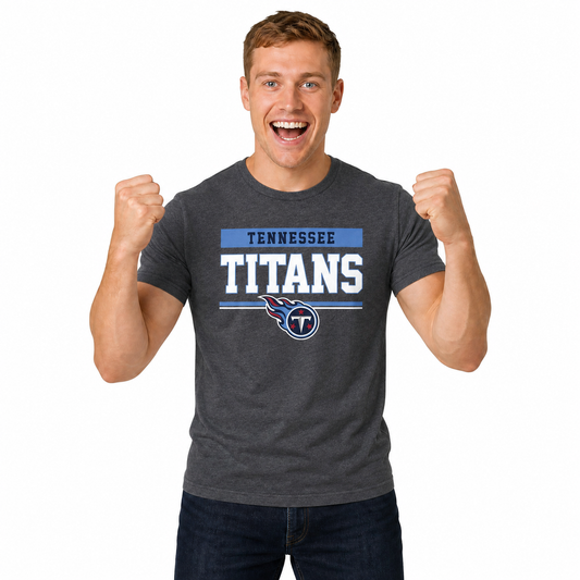 Tennessee Titans Charcoal T-Shirt for Men and Women - Charcoal