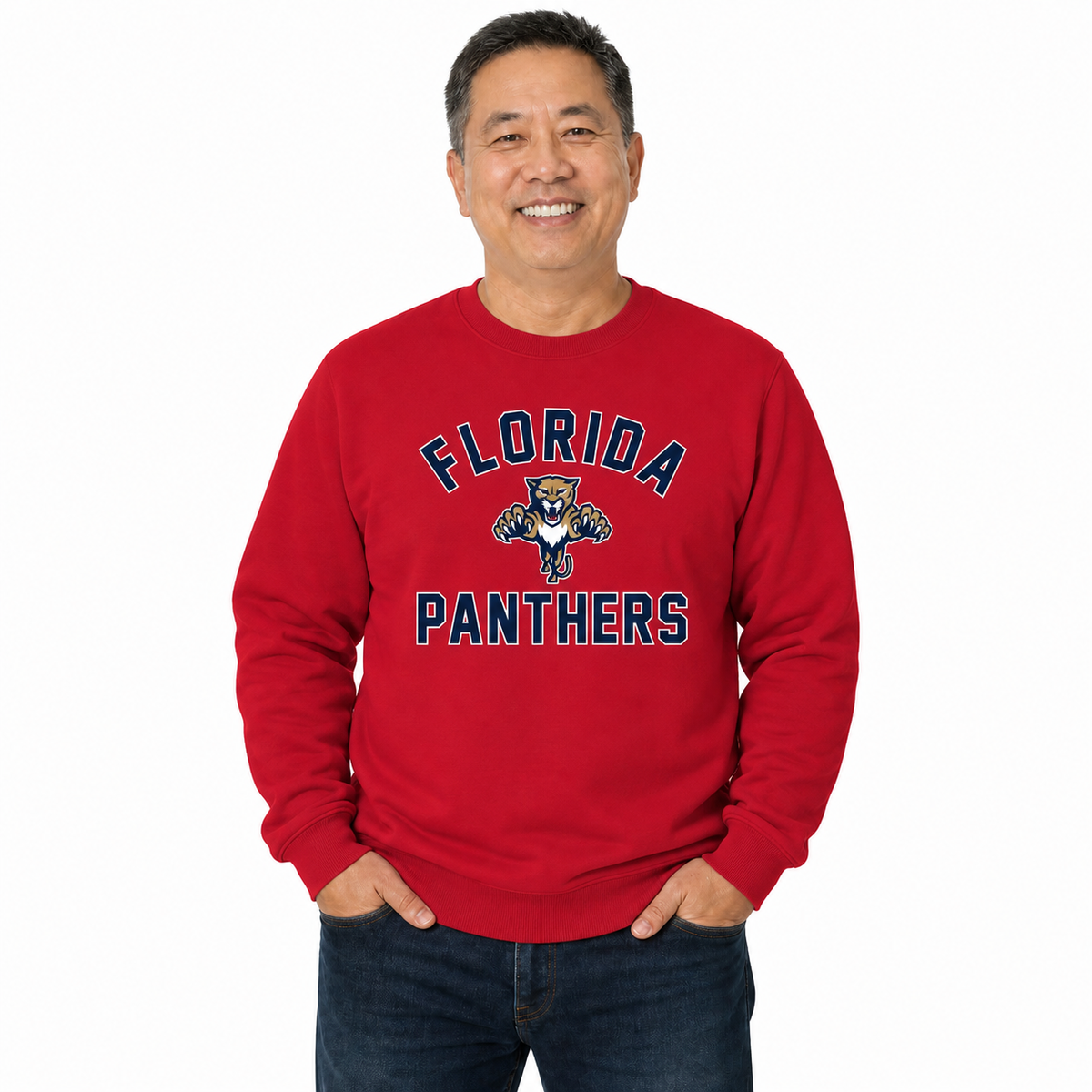 NFL Gameday Crewneck Sweatshirt, Cotton Fleece Pullover Men Women