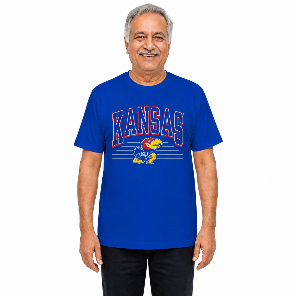 Kansas Jayhawks  NCAA Overtime Classics Unisex T-Shirt - Royal