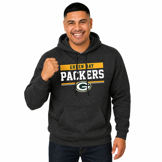 Green Bay Packers Charcoal Gameday Hoodie - Charcoal