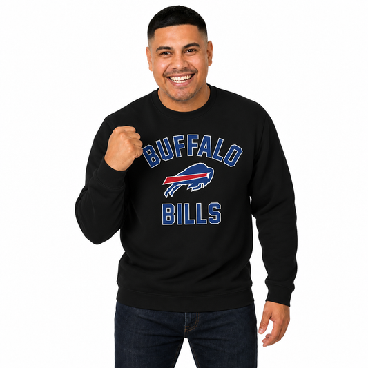 Buffalo Bills NFL Crewneck Sweatshirt - Black