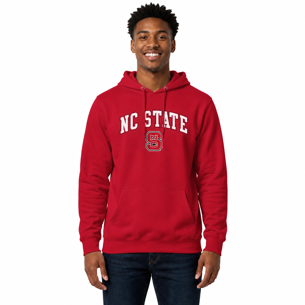 NCST Arch & Logo Gameday Hoodie - Red