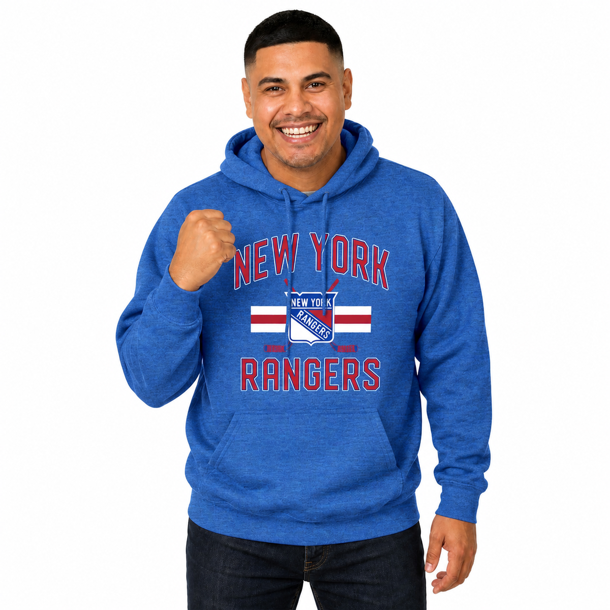 New York Rangers Rangers Hoodie Fleece Hooded Sweatshirt - Royal
