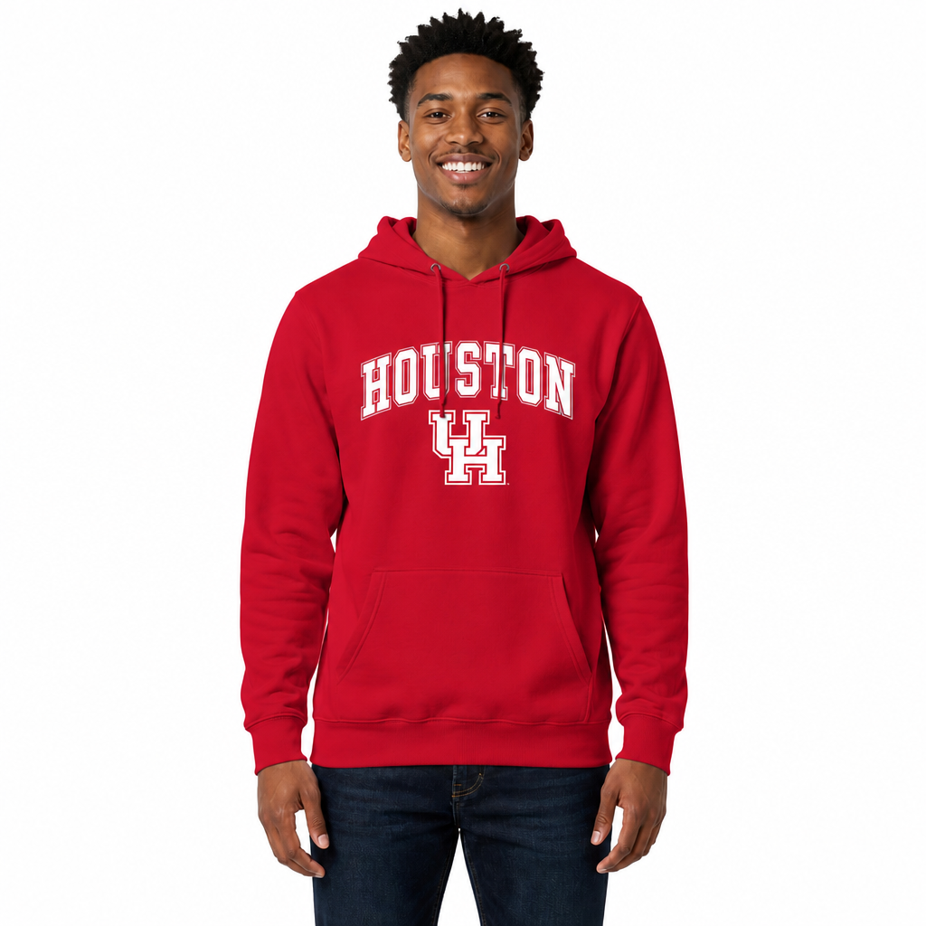 HOUS Arch & Logo Gameday Hoodie - Red