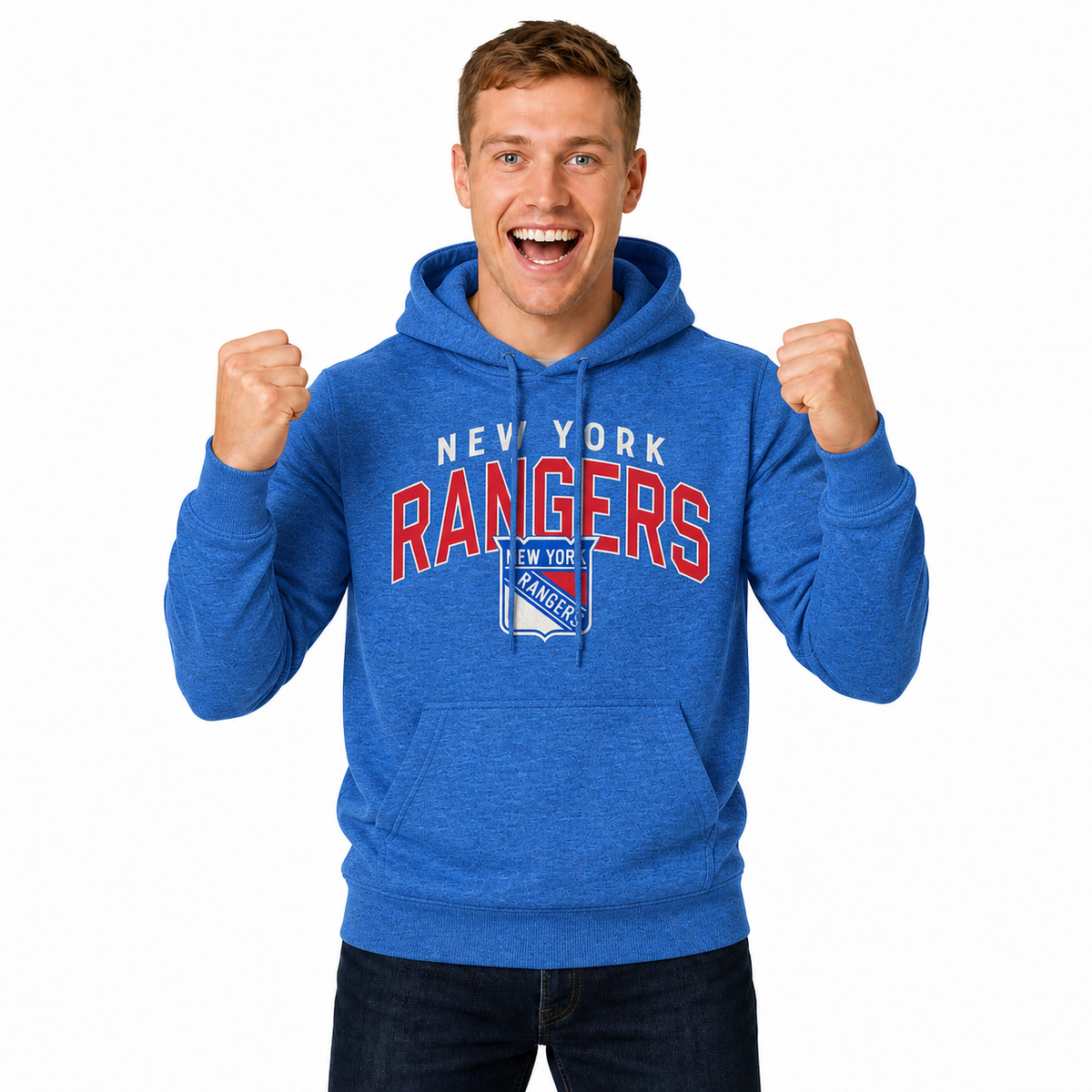 New York Rangers Rangers Hoodie Fleece Sweatshirt for Men and Women - Royal