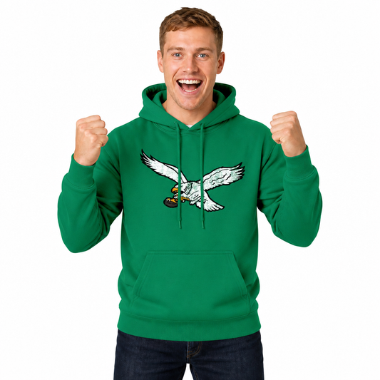 Philadelphia Eagles Modern Throwback Fleece Hoodie - Kelly Green