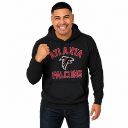 Atlanta Falcons Gameday Hoodie Pullover Sweatshirt - Black