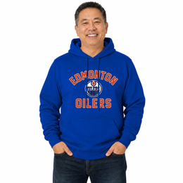 Edmonton Oilers Hoodie Pullover Sweatshirt - Royal