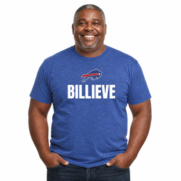 Buffalo Bills NFL Team Slogan T-Shirt - Royal