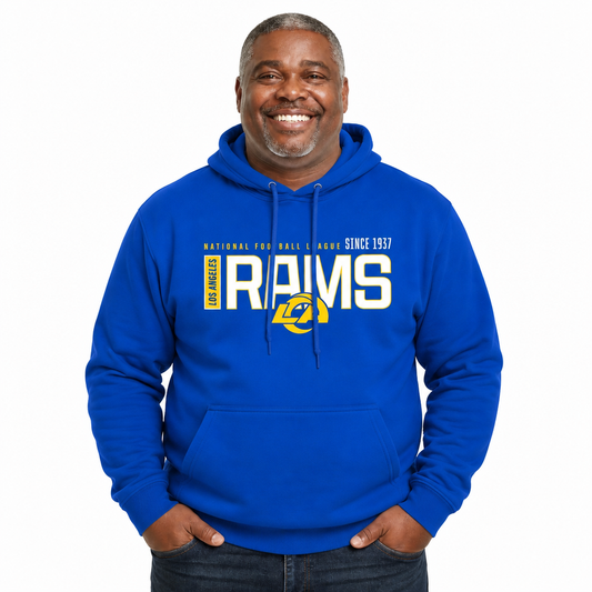 Los Angeles Rams NFL Modern Endzone Fleece Hoodie Royal Sweatshirt - Royal
