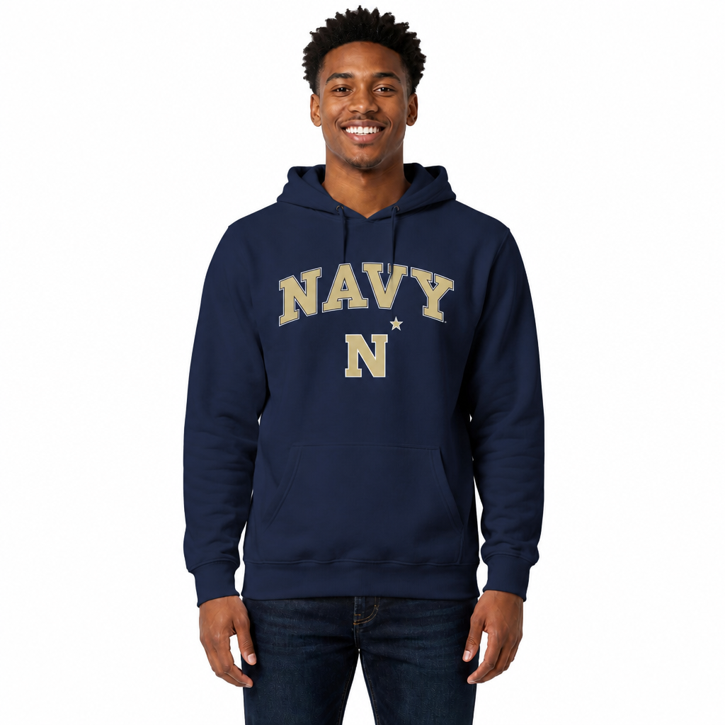 NAVY Arch & Logo Gameday Hoodie - Navy