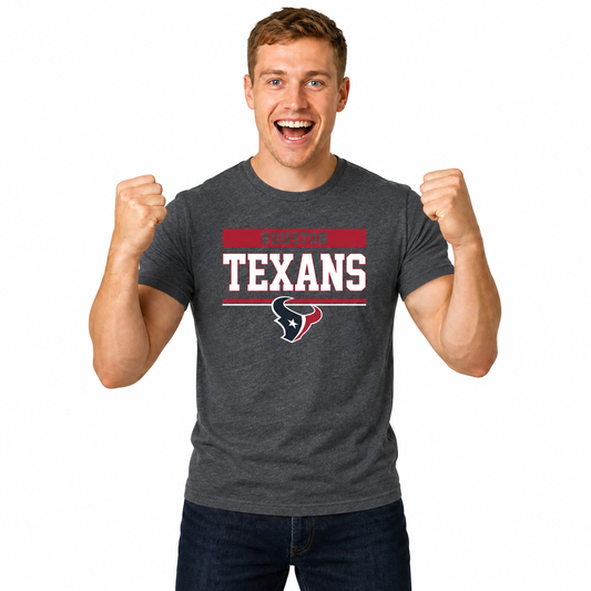Houston Texans Charcoal T-Shirt for Men and Women - Charcoal