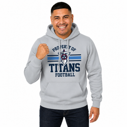 Tennessee Titans Property Of Fleece Hoodie - Sport Gray