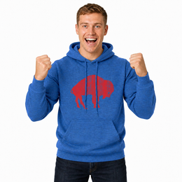 Buffalo Bills Modern Throwback Fleece Hoodie - Royal