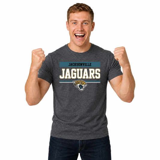 Jacksonville Jaguars Charcoal T-Shirt for Men and Women - Charcoal