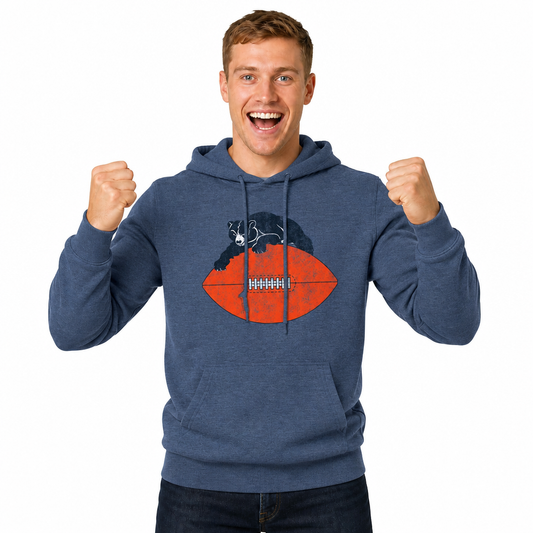 Chicago Bears Modern Throwback Fleece Hoodie - Navy