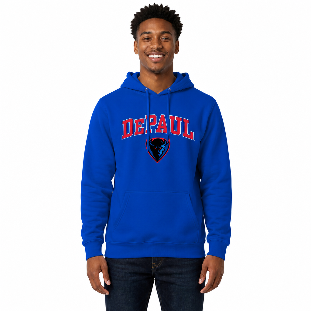 DEP Arch & Logo Gameday Hoodie - Royal