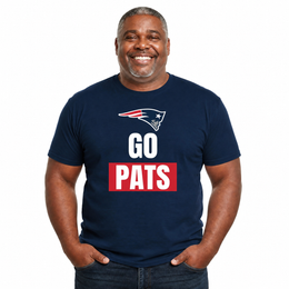 New England Patriots NFL Team Slogan T-Shirt - Navy