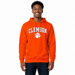 CLEM Arch & Logo Gameday Hoodie - Orange