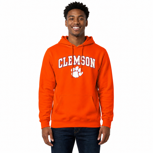 CLEM Arch & Logo Gameday Hoodie - Orange