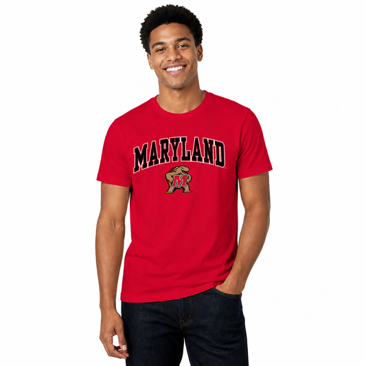Maryland Terrapins NCAA Adult Gameday Cotton T-Shirt - Red