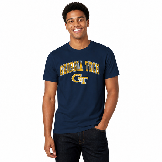 Georgia Tech Yellowjackets NCAA Adult Gameday Cotton T-Shirt - Navy