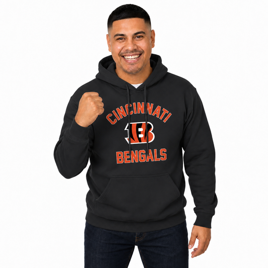 Cincinnati Bengals Gameday Hoodie Pullover Sweatshirt - Black