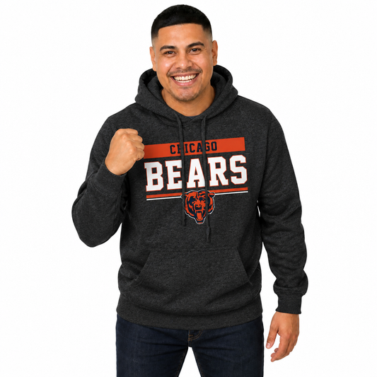 Chicago Bears Charcoal Gameday Hoodie - Charcoal