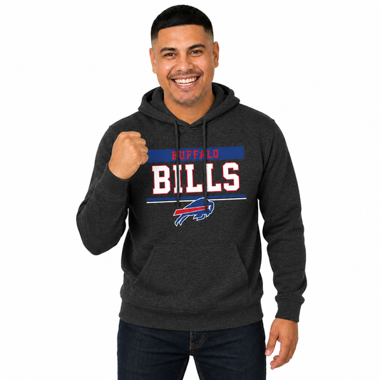 Buffalo Bills  Charcoal Gameday Hoodie - Charcoal