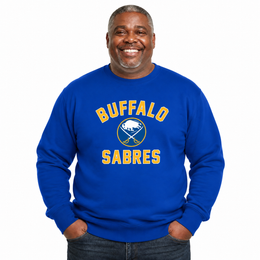 NFL Gameday Crewneck Sweatshirt, Cotton Fleece Pullover Men Women