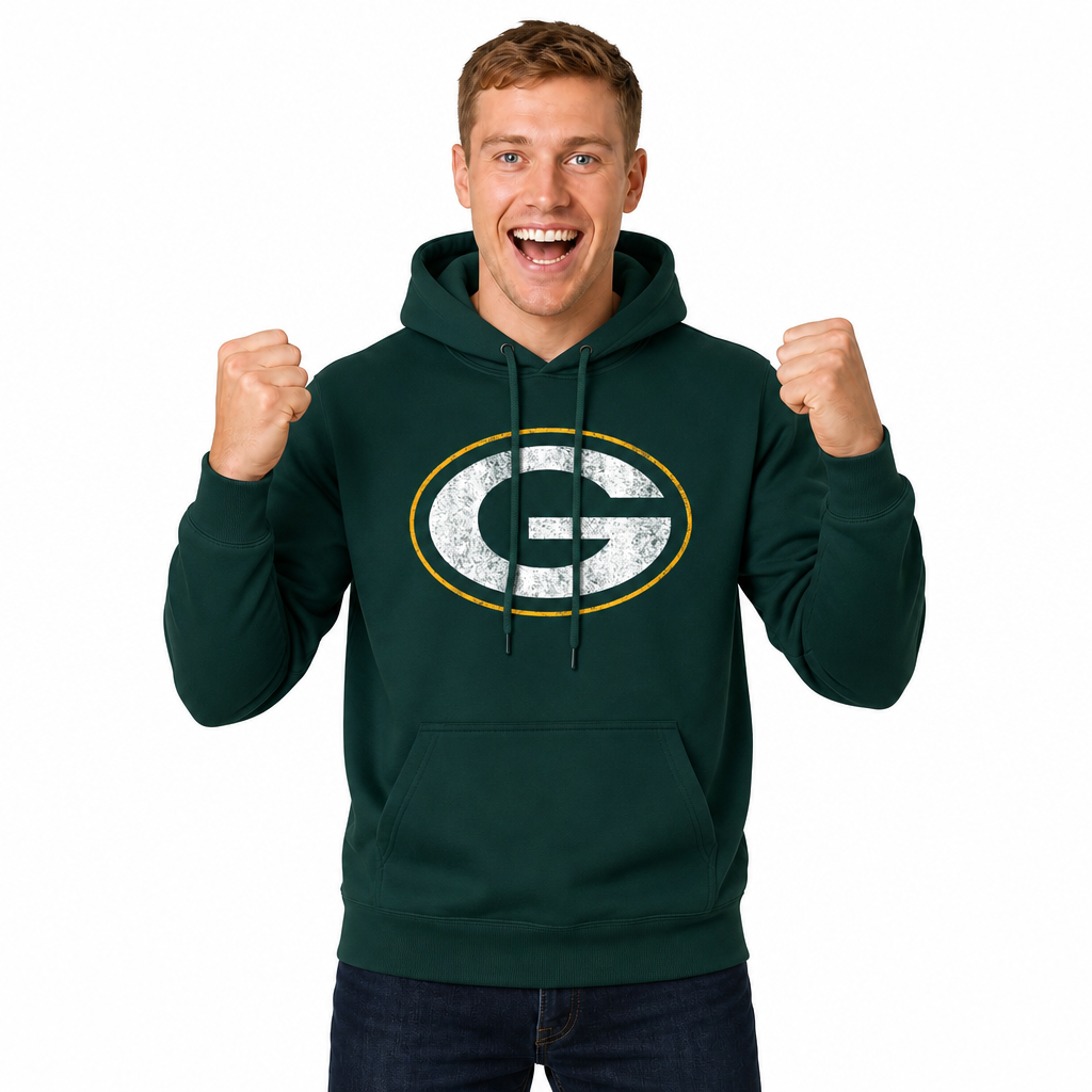 Green Bay Packers Modern Throwback Fleece Hoodie - Green