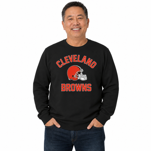 Cleveland Browns NFL Crewneck Sweatshirt - Black