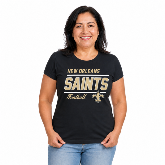 New Orleans Saints Saints Women's NFL Gameday T-Shirt - Black