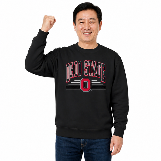 Ohio State Buckeyes NCAA Overtime Classics Crewneck Sweatshirt Men Women - Black
