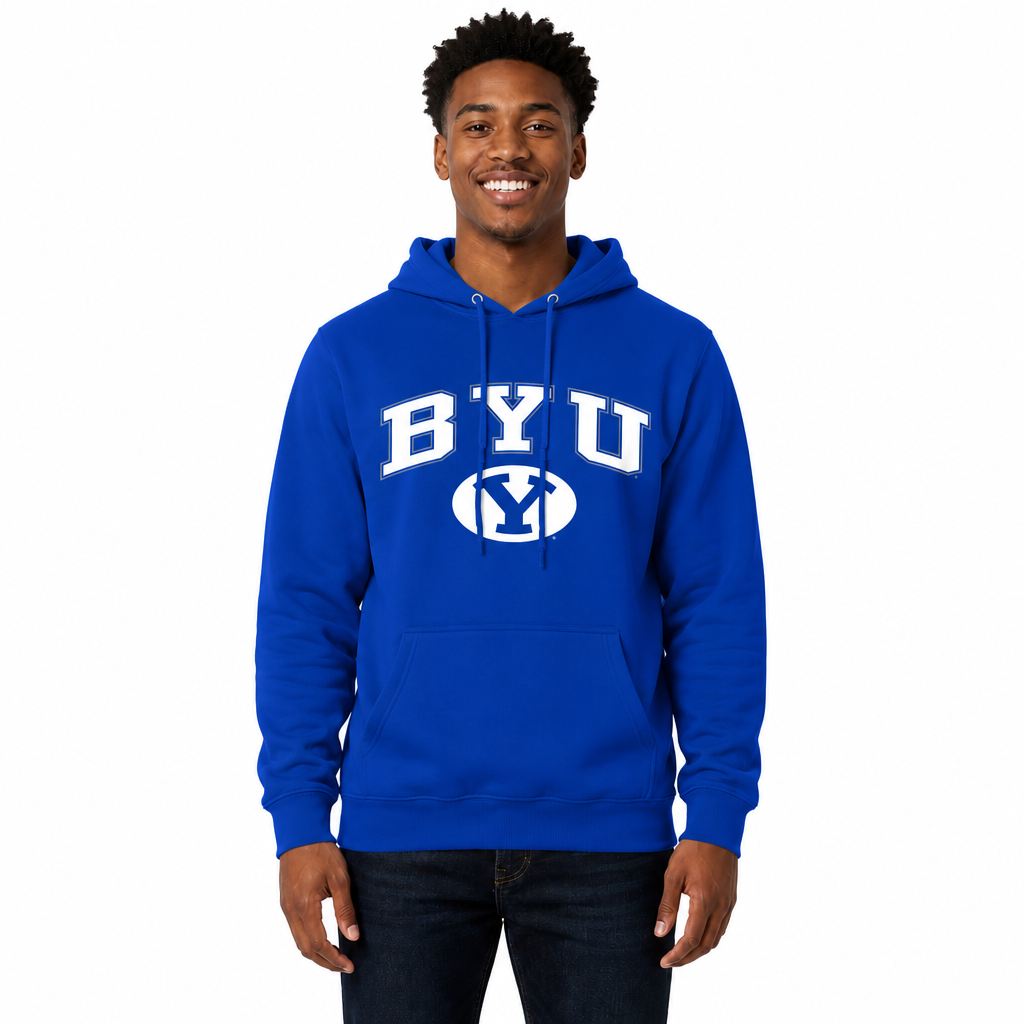 BYU Arch & Logo Gameday Hoodie - Navy