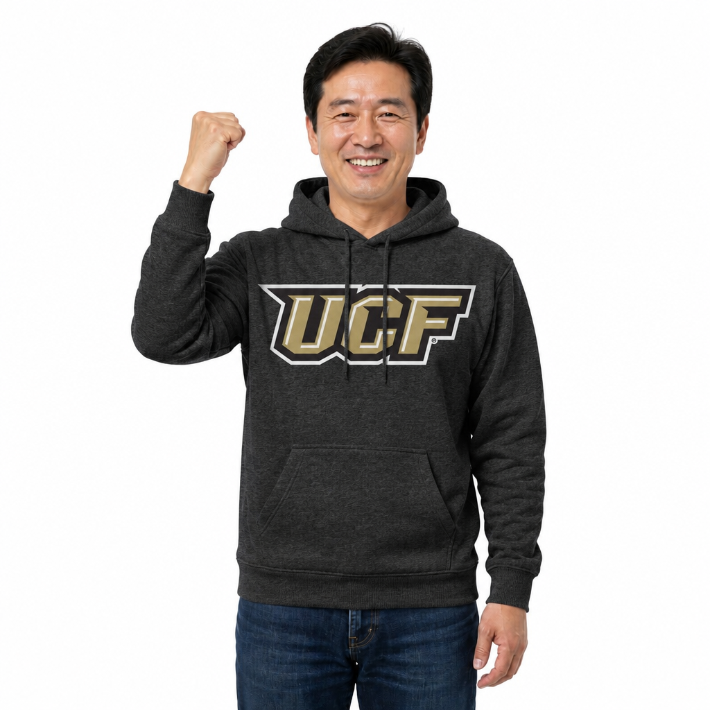 Central Florida Knights UCF Knights NCAA Fan Hoodie Sweatshirt Men Women - Charcoal